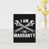 I'm The Warranty Auto Mechanic Kaart (Gele Bloem)