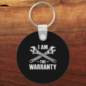 I'm The Warranty Auto Mechanic  Sleutelhanger (Voorkant)