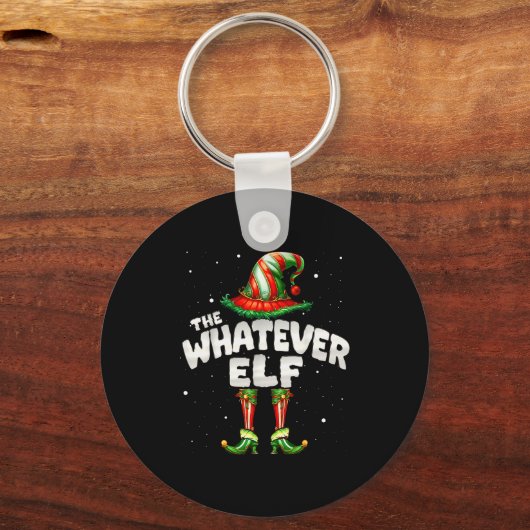 I'm The Whatever Elf Family Matching Group Christm Sleutelhanger (Voorkant)