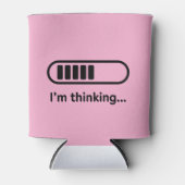 I'm Thinking... Loading Progress Bar Pink Minimali Blikjeskoeler (Voorkant)