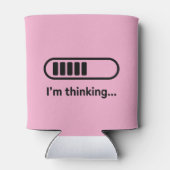 I'm Thinking... Loading Progress Bar Pink Minimali Blikjeskoeler (Achterkant)