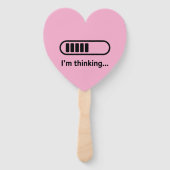 I'm Thinking... Loading Progress Bar Pink Minimali Handwaaier (Voorkant)
