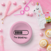 I'm Thinking... Loading Progress Bar Pink Minimali Papieren Kommen (Feest)
