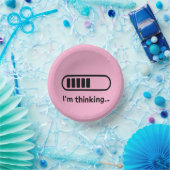 I'm Thinking... Loading Progress Bar Pink Minimali Papieren Kommen (Feest)