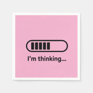 I'm Thinking... Loading Progress Bar Pink Minimali Servet