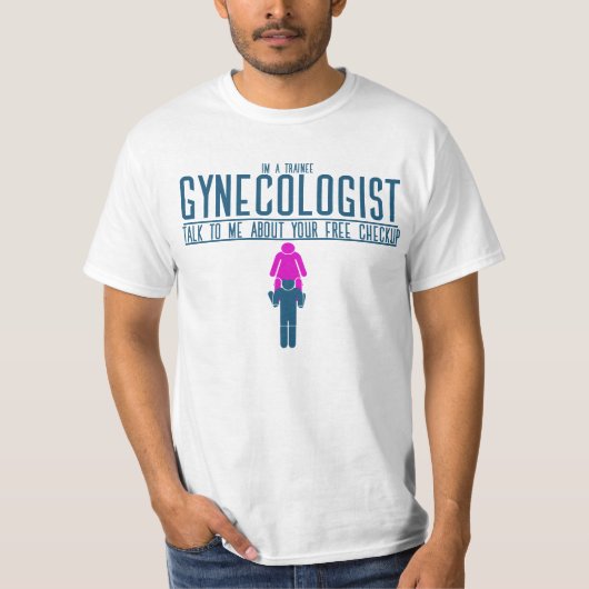 im trainee gynaecoloog t-shirt (Voorkant)