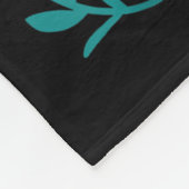 IM trok zijn 5-klok overal Boho Floral RET Fleece Deken (Hoek)