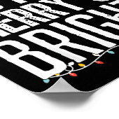 I'm Trying To Feel Merry And Bright Xmas Matching  Poster (Hoek)