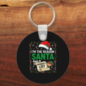 I'm Trying To Feel Merry And Bright Xmas Matching  Sleutelhanger (Voorkant)