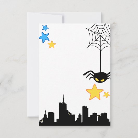 i'm turning 1-kaart spider kaart (Achterkant)