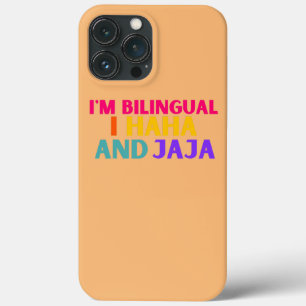Im tweingual I haha and jaja Funny Spain Case-Mate iPhone Case