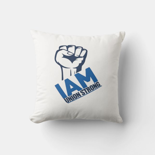 I'm Union Strong - Dag van de Arbeid Kussen (Voorkant)