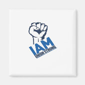 I'm Union Strong - Dag van de Arbeid Magneet (Voorkant)
