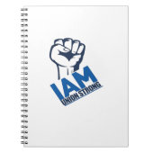 I'm Union Strong - Dag van de Arbeid Notitieboek (Voorkant)