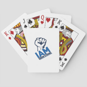 I'm Union Strong - Dag van de Arbeid Pokerkaarten