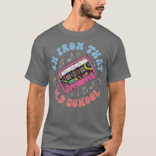 Im van die oude school stijl muziek cassette t-shirt