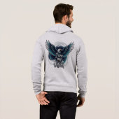 "I'm Vision" Mannen van Hoodie – Bold Style for Fu (Achterkant volledig)