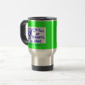 Im vol Psychotische Rage Travel mug Reisbeker (Voorkant links)