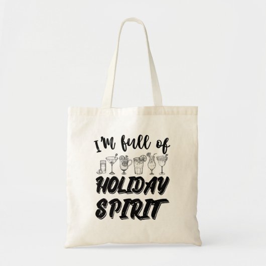 IM vol vakantie geest kerst Drink Tote Bag (Voorkant)