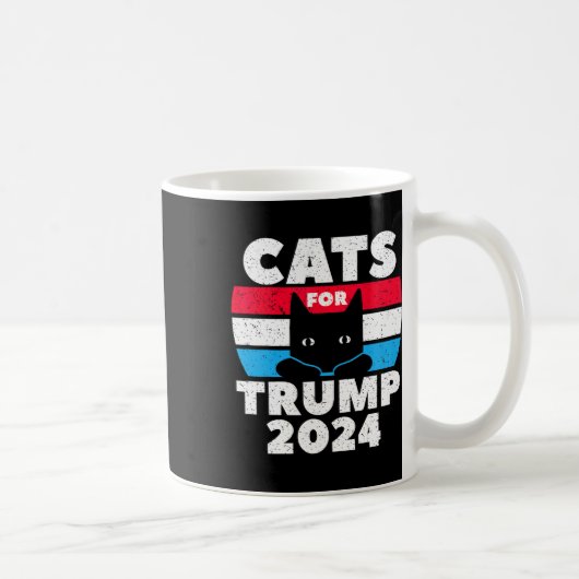 I'm Voting Cats For Trump Election Dete  Koffiemok (Rechts)