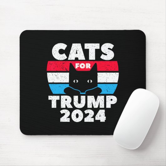I'm Voting Cats For Trump Election Dete  Muismat (Met muis)