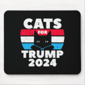I'm Voting Cats For Trump Election Dete  Muismat (Voorkant)