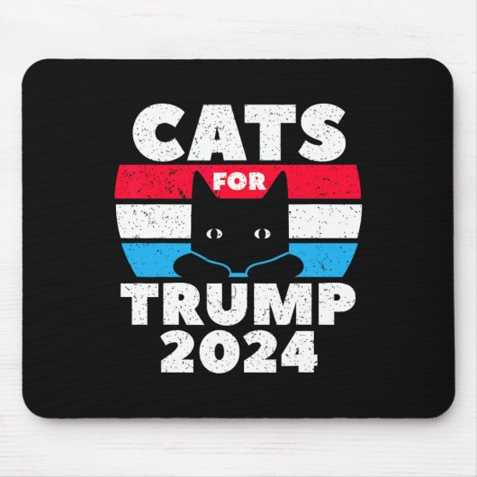 I'm Voting Cats For Trump Election Dete  Muismat (Voorkant)