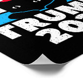 I'm Voting Cats For Trump Election Dete  Poster (Hoek)