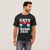 I'm Voting Cats For Trump Election Dete  T-shirt (Voorkant volledig)