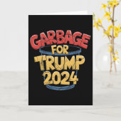 I'm Voting For Trump Vance Outlaw Hillbilly 1  Kaart (Gele Bloem)