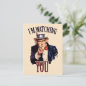 I'm watching YOU Briefkaart (Staand voorkant)