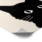 I'm watching you pooping cat poster (Hoek)