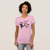 I'm Wearing Pink for You T-shirt (Voorkant volledig)