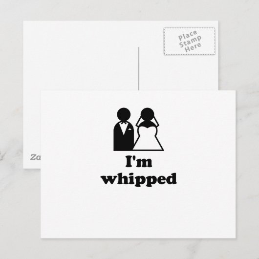 Im Whipped Briefkaart (Voorkant / Achterkant)