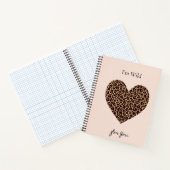 I'm Wild for You Valentine's Day Card Notitieboek (Binnen)