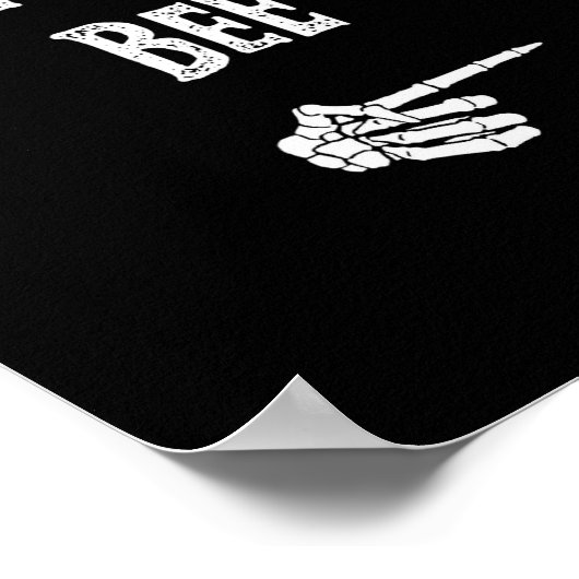 I'm With Bee Halloween Costume Funny Couples Match Poster (Hoek)