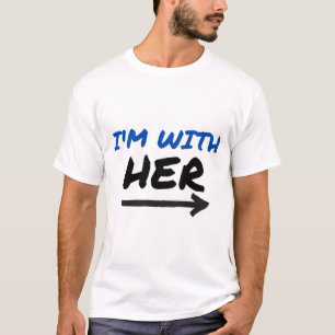 I'm With Her - Bijpassende Koppel Pijl Links T-shirt