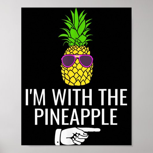 I'm With Ne Shirt Funny Ne Halloween Costume  Poster (Voorkant)