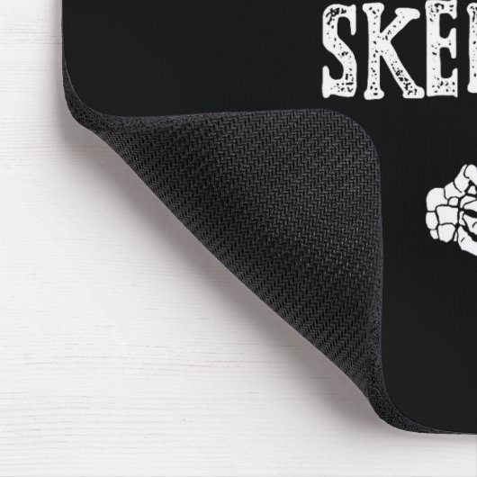 I'm With Skeleton Halloween Costume Funny Couples Muismat (Hoek)