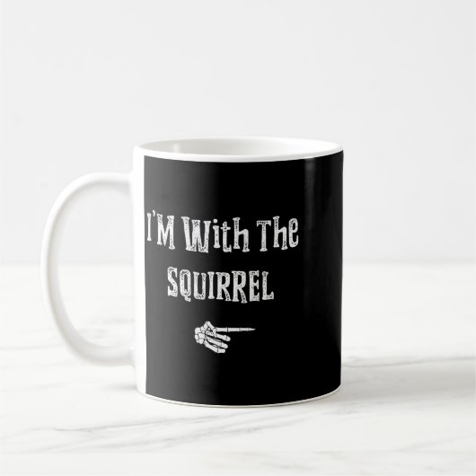 I'm With Squirrel Halloween Costume Funny Couples  Koffiemok (Links)