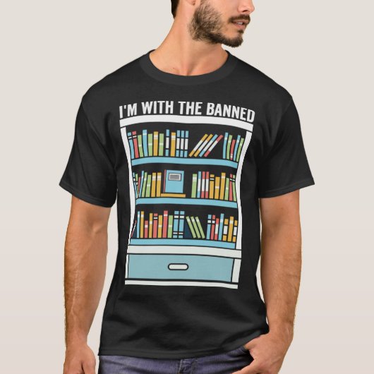 Im with The Banned Books I Read Banned Books 9 T-shirt (Voorkant)