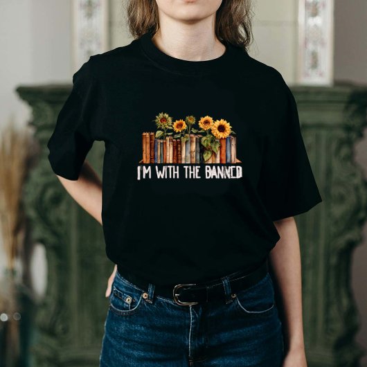 I'm With The Banned T-shirt | Banned Books Tee