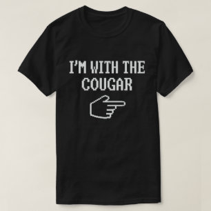 I'm With The Cougar Funny Couple Halloween Costume T-shirt