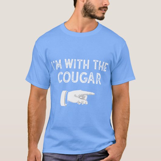 Im With The Cougar Matching Cougar Costume Hallowe T-shirt (Voorkant)