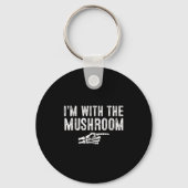I'm With The Mushroom Easy Costume Halloween Coupl Sleutelhanger (Voorkant)