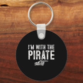 I'm With The Rate Easy Costume Halloween Couples M Sleutelhanger (Voorkant)