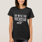 I'm With The Rockstar Easy Costume Halloween Coupl T-shirt (Voorkant)