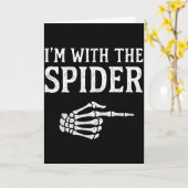 I'm With The Sder Funny Group Halloween Costumes  Kaart (Gele Bloem)