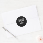 I'm With The Sder Funny Group Halloween Costumes  Ronde Sticker (Envelop)
