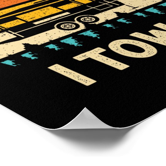 Im Y And I Tow It Camper Rv Poster (Hoek)